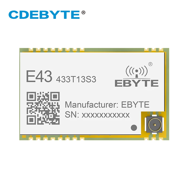 

E43-433T13S3 UART 433mhz Wireless Transceiver RSSI 20mW IPEX Stamp Hole IoT uhf SMD Transmitter Receiver RF Module