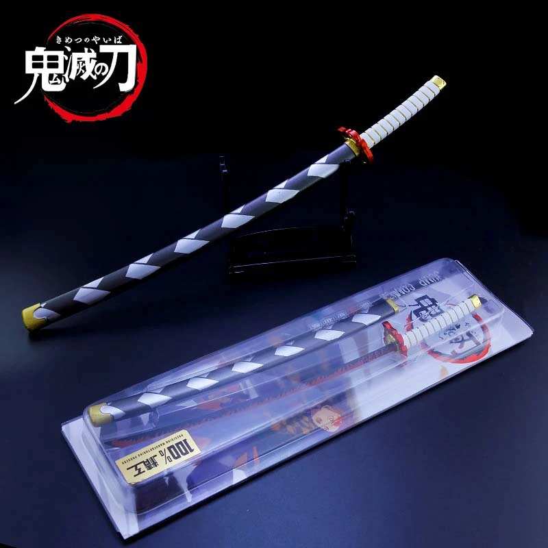 26cm 10 2in Demon Slayer Kyojuro Rengoku Nichirin Sword Alloy Model Animation Keychain Demon Slayer Sword Animation Derivatives Peripheral Products Aliexpress