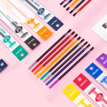 

Color gel pen refills 0.5mm full syringe refills 8-color water refills student writing office supplies art painting refills