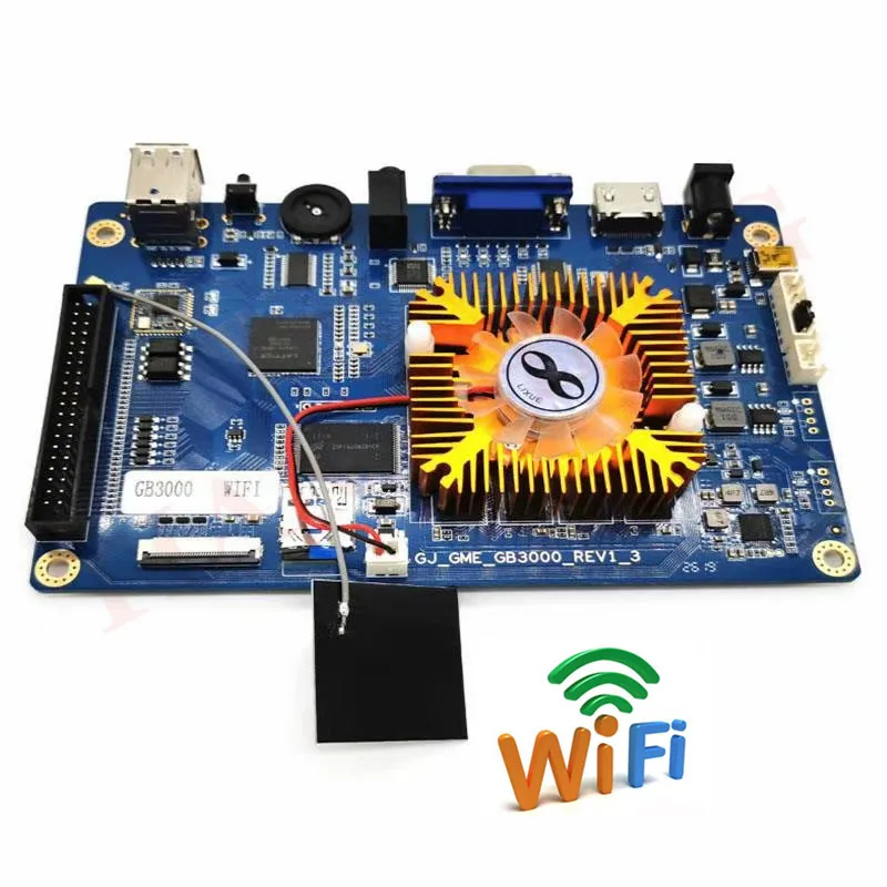 Аркадная игровая доска с функцией Wi-Fi 2448 в 1 Ретро аркадные игры PCB 140 3D игры HDMI VGA выход материнская плата для консоли - Цвет: Board