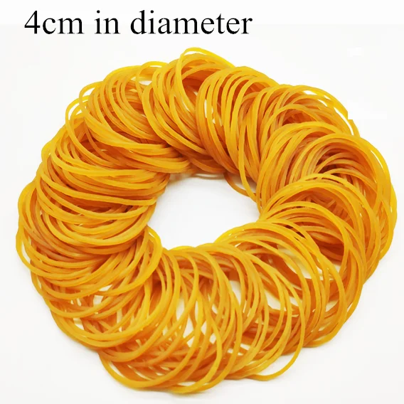 Elastic Rubber Bands Fasteners Elastic Bands Used for Office School Stationery Supplies Stretchable Sturdy Rubber Elastics Bands 50pcs