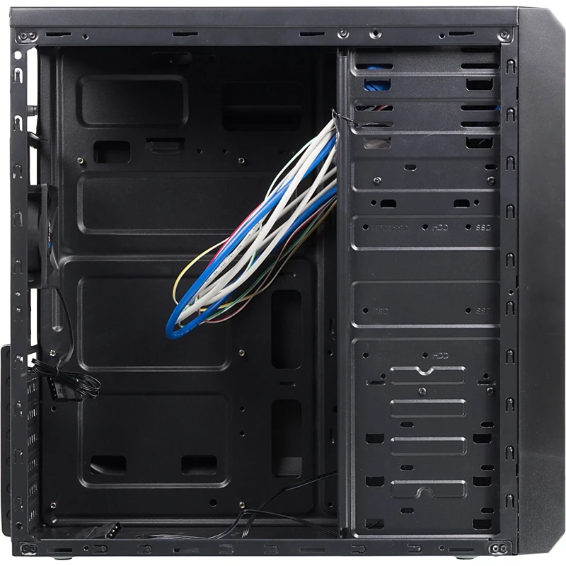 Корпус Aerocool SI-5101 Advance черный без БП ATX 1x92mm 2xUSB2.0 1xUSB3.0 audio