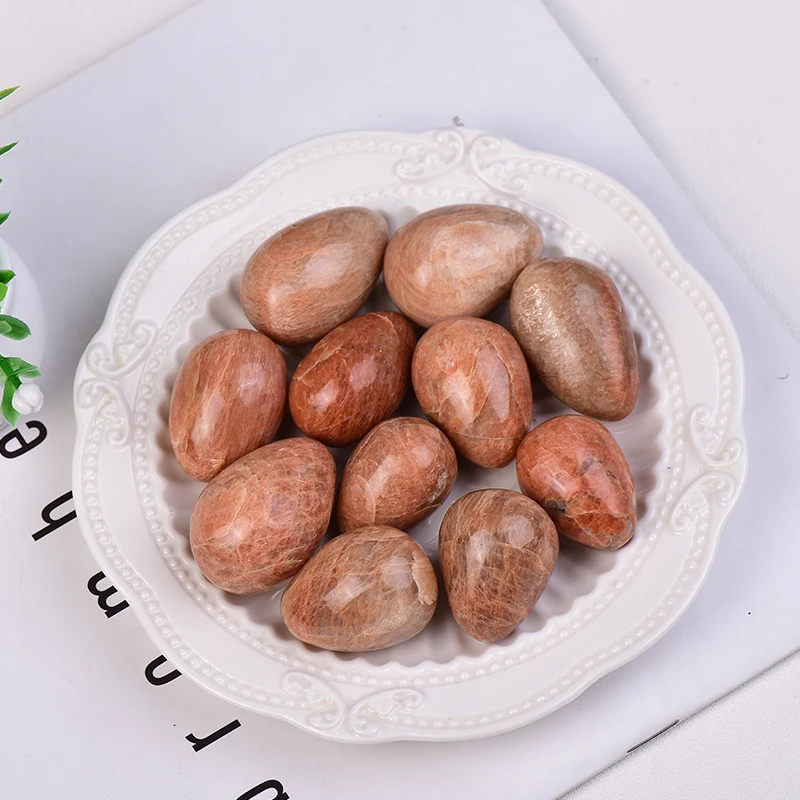 1 шт. натуральный желтый лунный камень лечебный для яиц минеральный шар женщин