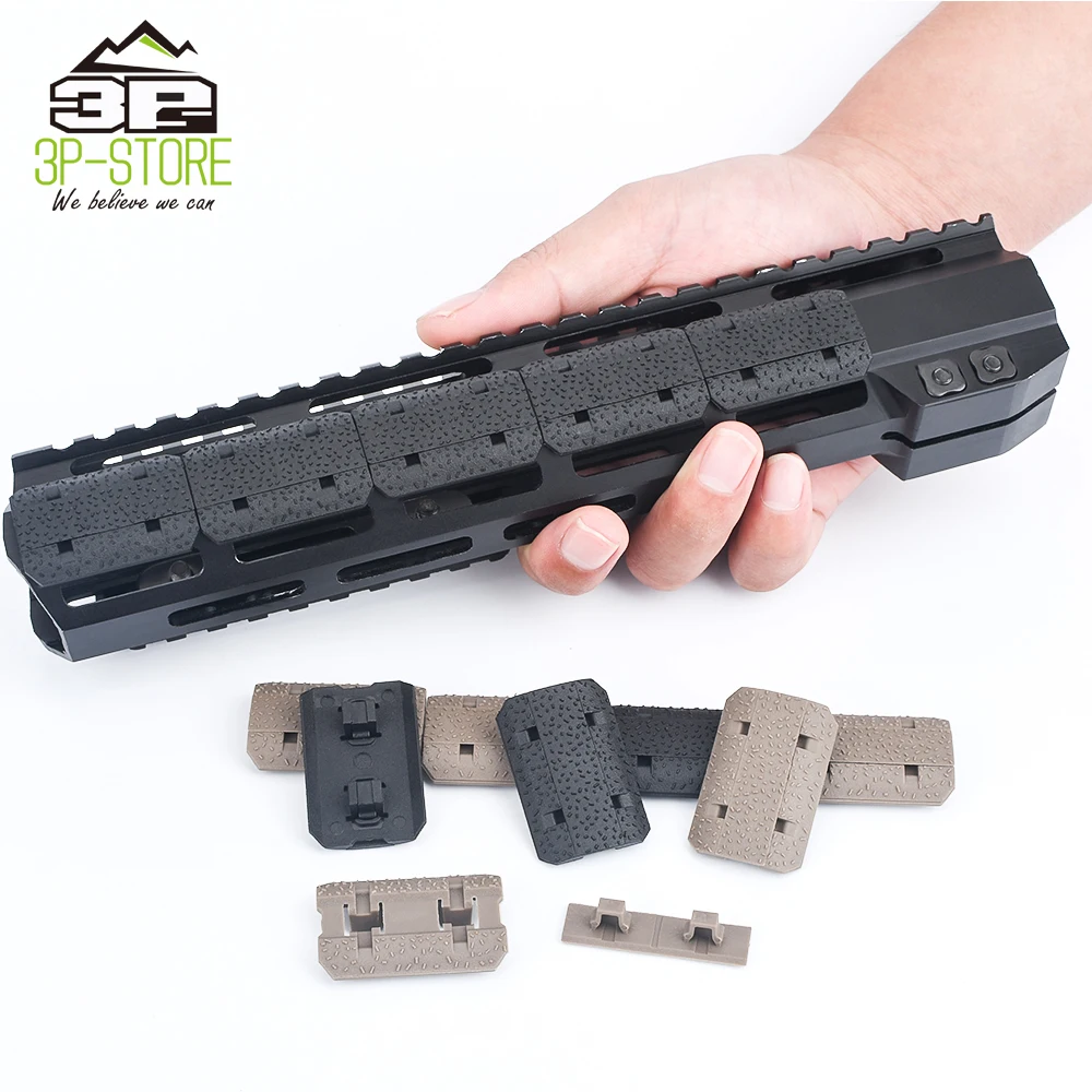 Rail-Cover Mlok Airsoft WADSN Picatinny Weaver Fit-20mm Polymer 12piece