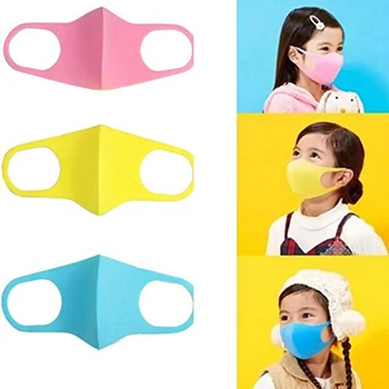 

Kids PU Sponge PM2.5 Mouth Cover Children Washable Face Mask Dust Mask Anti Pollution Masks Dustproof Respirator