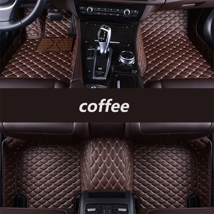 Для Lexus ES350 ES250 ES300 ES300H роскошный индивидуальный автомобильный коврик модель 2006-2012 - Название цвета: Коричневый