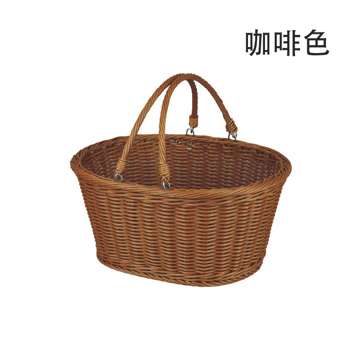 Wholesale Hand Oval Heightening Fruit& Vegetable fang teng lan Fruit And Vegetable Storage Basket Pest Control Anti-Corrosive E