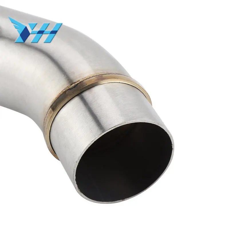 Slip On For Honda CB400 Motorcycle Exhaust Muffler Pipe Modified Middle Tube Link Pipe Connector Fit 51mm Escape