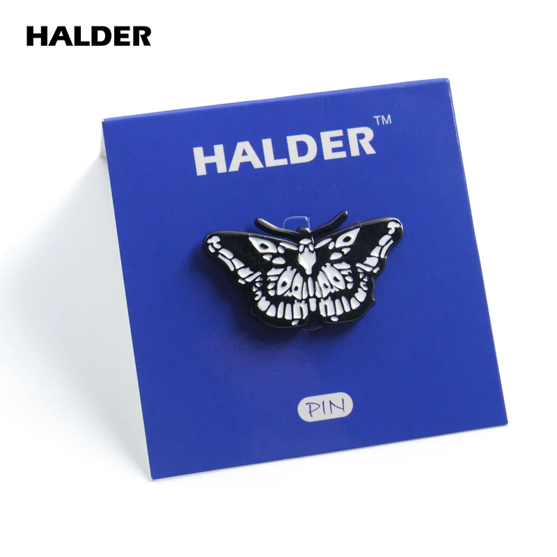 BR0065 halder бабочка любовь красивый цветок Модные ювелирные изделия насекомое эмалевые броши, булавки Нагрудный значок аксессуар украшение в подарок