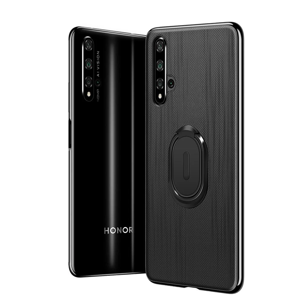 Для huawei Nova 5T чехол Роскошный PU кожаный магнитный автомобильный кольцо держатели для телефонов huawei Nova 5T AL-L21 чехол