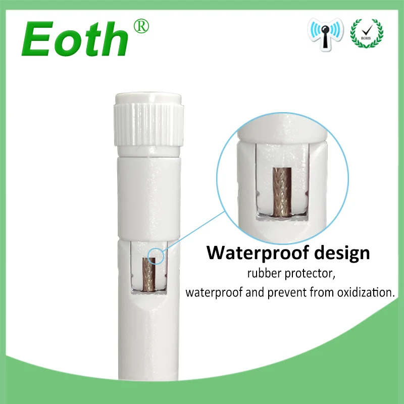 EOTH 20pcs 433mhz antenna 3dbi sma female lora antene pbx iot module lorawan signal receiver antena high gain