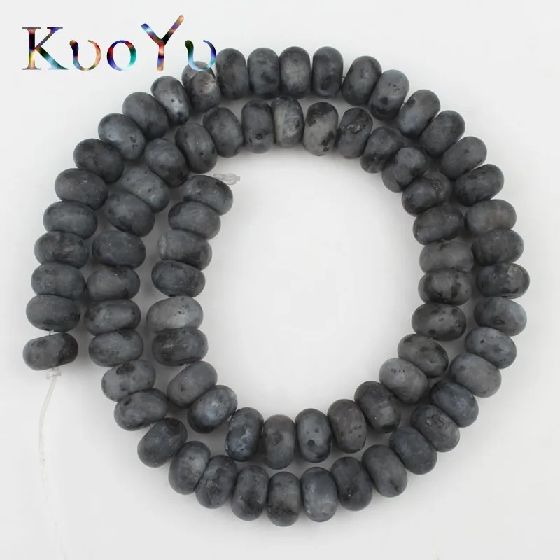 Black Labradorite 5x8 мм натуральные матовые Форст Агаты Jades Jaspers Amazon круглые бусины Свободные перчатки для мотоцикла для самостоятельного изготовления ювелирных изделий Браслеты - Цвет: Black Labradorite