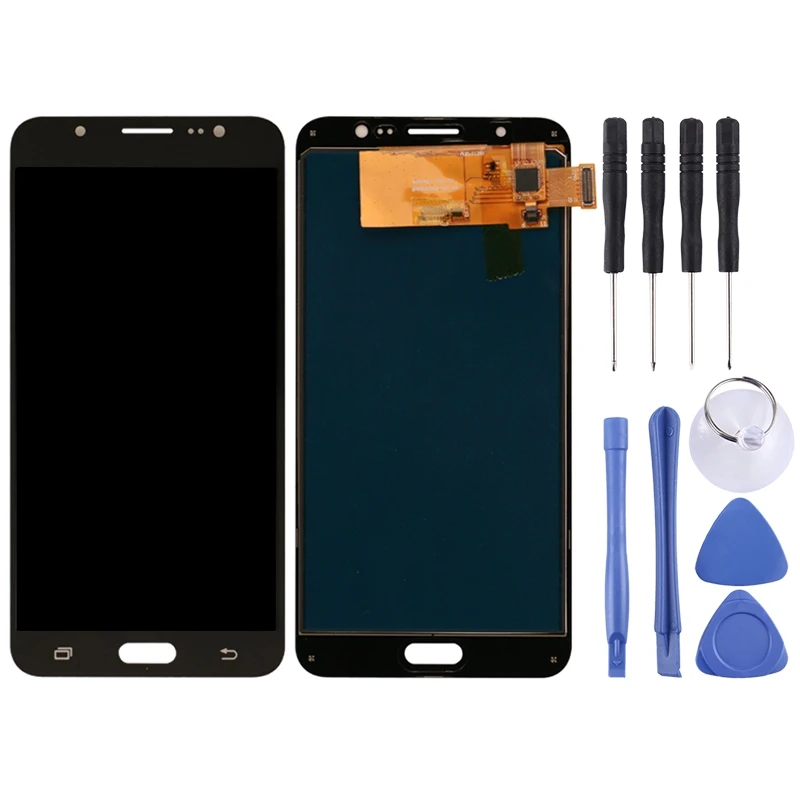 Замена ЖК-дисплея для samsung Galaxy J7()/J7 Duos(), J710F ЖК-экран и дигитайзер полная сборка TFT материал