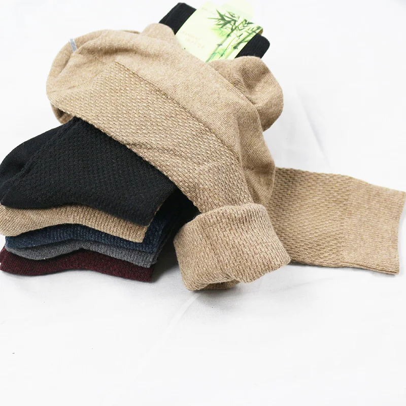 5 пар мужские износостойкие носки из бамбукового волокна|Мужские носки| |