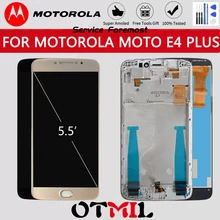 5," для Motorola Moto E4 Plus рамка сенсорного ЖК-экрана дигитайзер для MOTO E4 Plus дисплей XT1770 XT1773 XT1771 XT1772