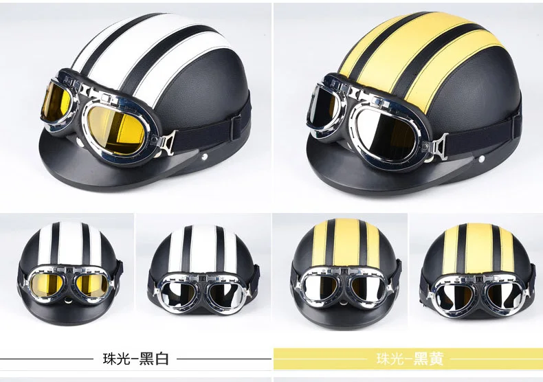 Мото шлем велосипедные шлемы мотоциклы женские мужские и женские мотоциклетный шлем винтажный мотоциклетный шлем ретро