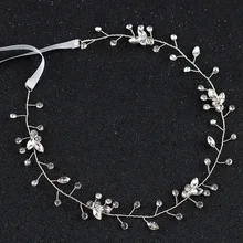 Новая Свадебная лента для волос головной убор красивые хрустальные тиары аксессуары для волос