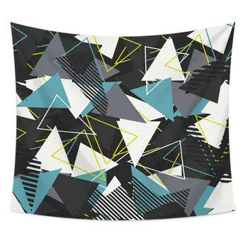 

Geometric Patterns Wall Hanging Tapestry Wall Hanging Tapestries Living Room Throw Rug Blanket Decorative Camping Tent Tapestry