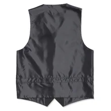 Customizable Classic Black Men Business Waistcoat Gentleman Waistcoat British Style Slim Fit Waistcoat