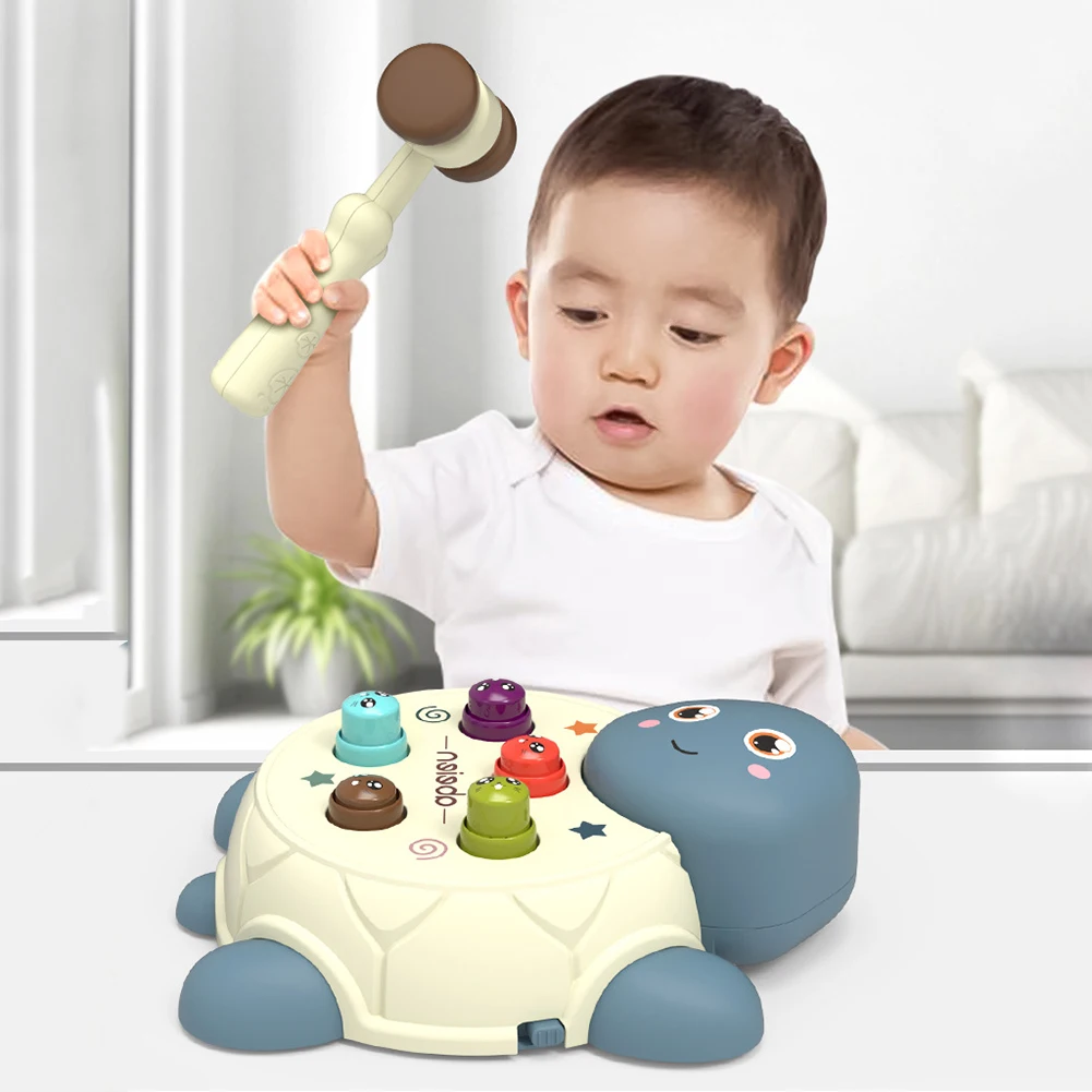 Electric Hamster Baby Toy Game Playing Knocking Hit Hamster Game Baby Kids Montessori