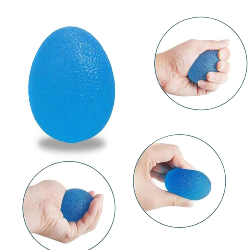 

New Arrival 3Pcs/Set Gel Egg Stress Ball Hand Exercise Finger Relax Squeeze Relief Adults Toys-30