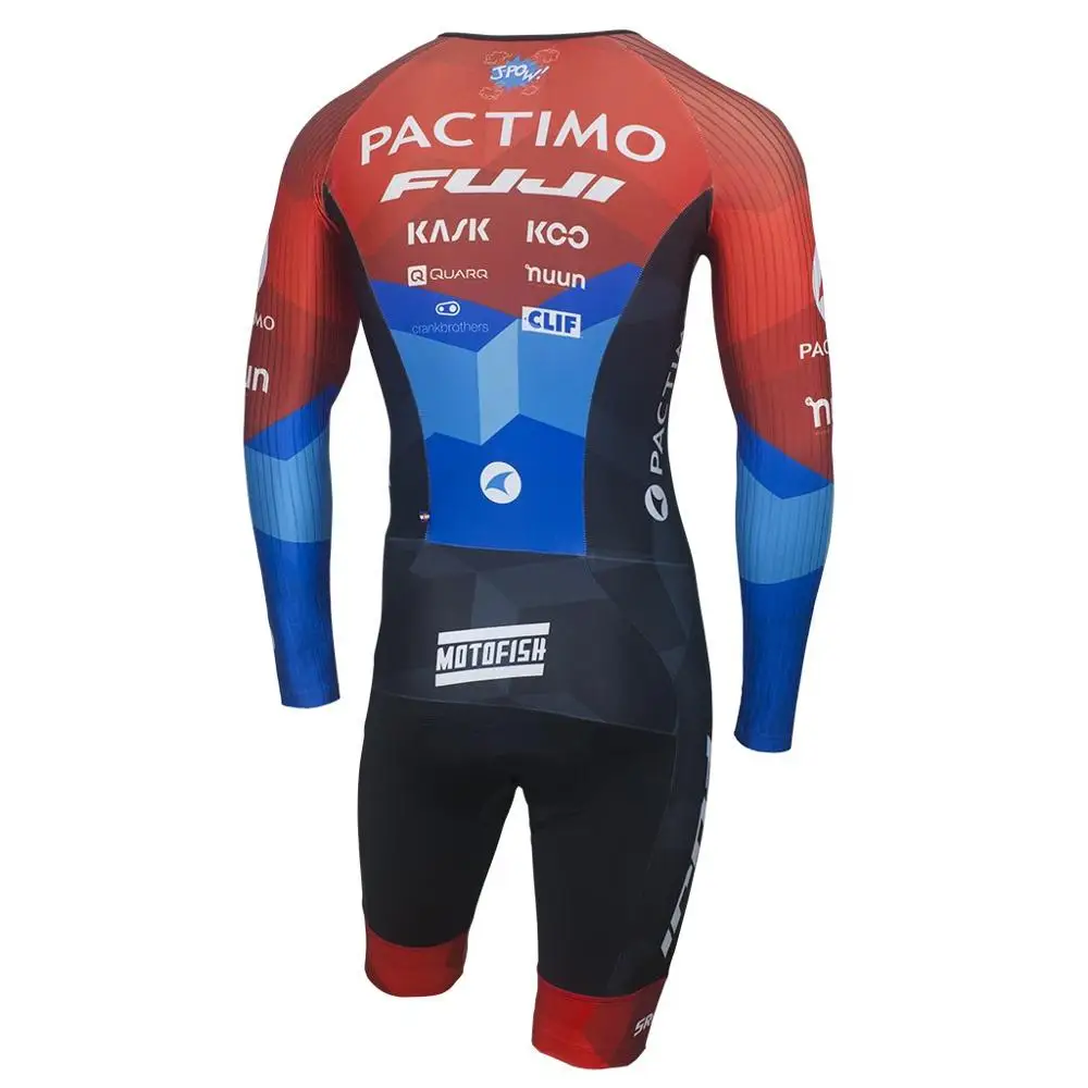 Pactimo, костюм для триатлона, осенняя одежда для велоспорта, мужские облегающие костюмы с длинным рукавом, для шоссейной команды, одежда для велоспорта, комбинезон, трикостюм