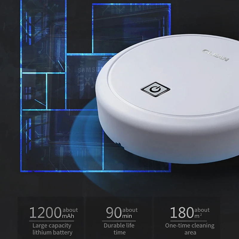 Робот пылесос USB зарядка Интеллектуальный ленивый робот беспроводной подметание