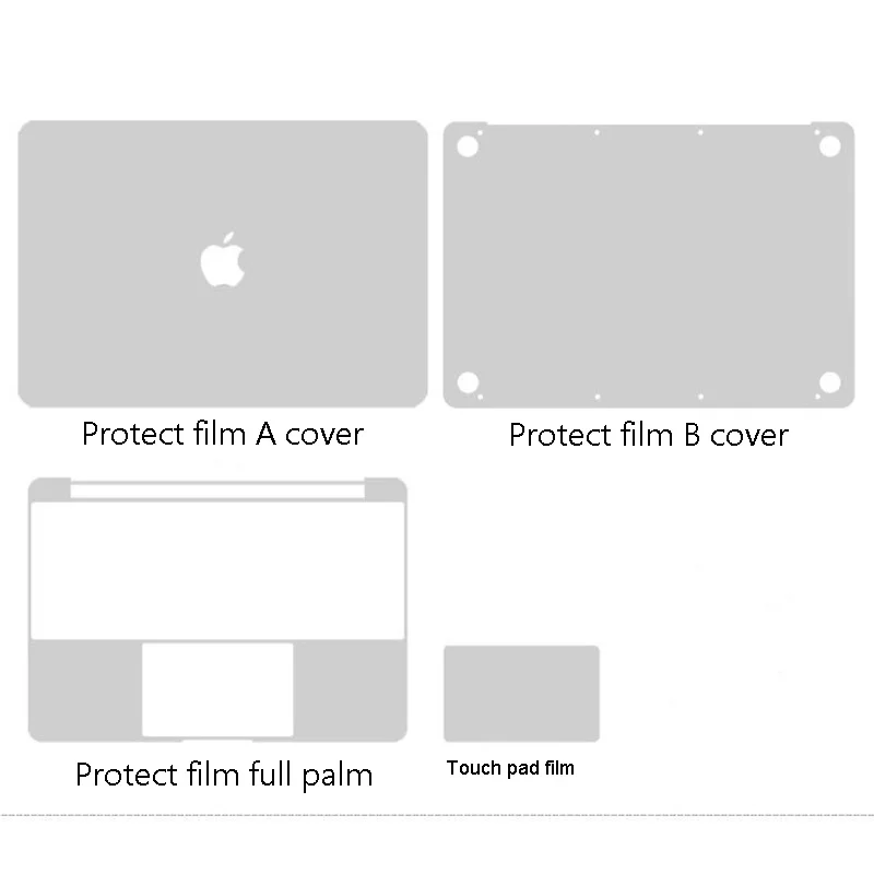 Применимо к для Apple запястье защитная пленка MacBook 11/12 дюймов/13/15 дюймов пленка кузова Apple Палм уход пленка