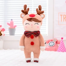 Metoo Плюшевые игрушки Анжела Рождественские куклы с коробкой Мечтая девочка плюшевый олень мягкие Подарочные игрушки для детей