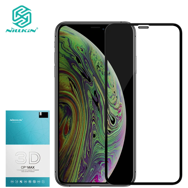 Nillkin для iPhone 11 Pro Max закаленное стекло Защита экрана 3D CP + MAX полное покрытие пленка