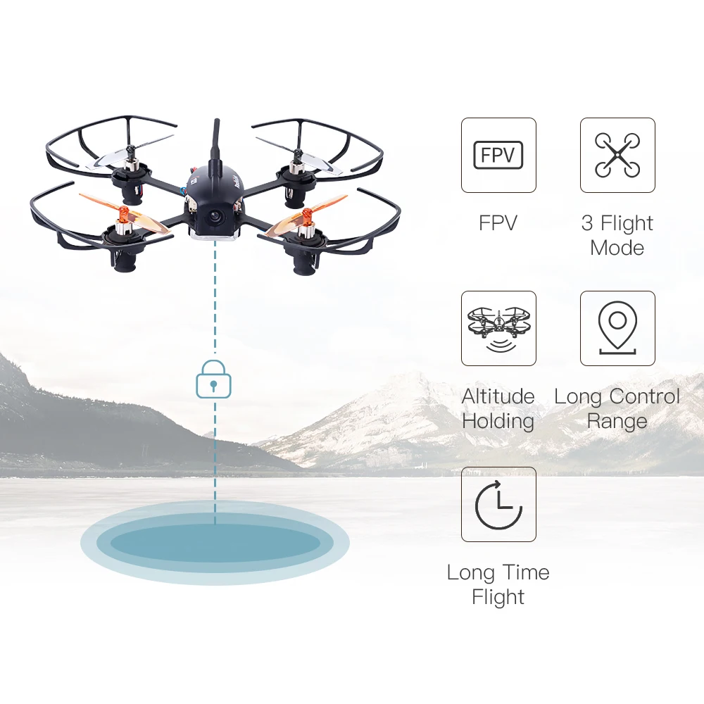 Radiolink F110S v2 Micro FPV мини гоночный Дрон квадкоптер FC для RC образование 110 мм