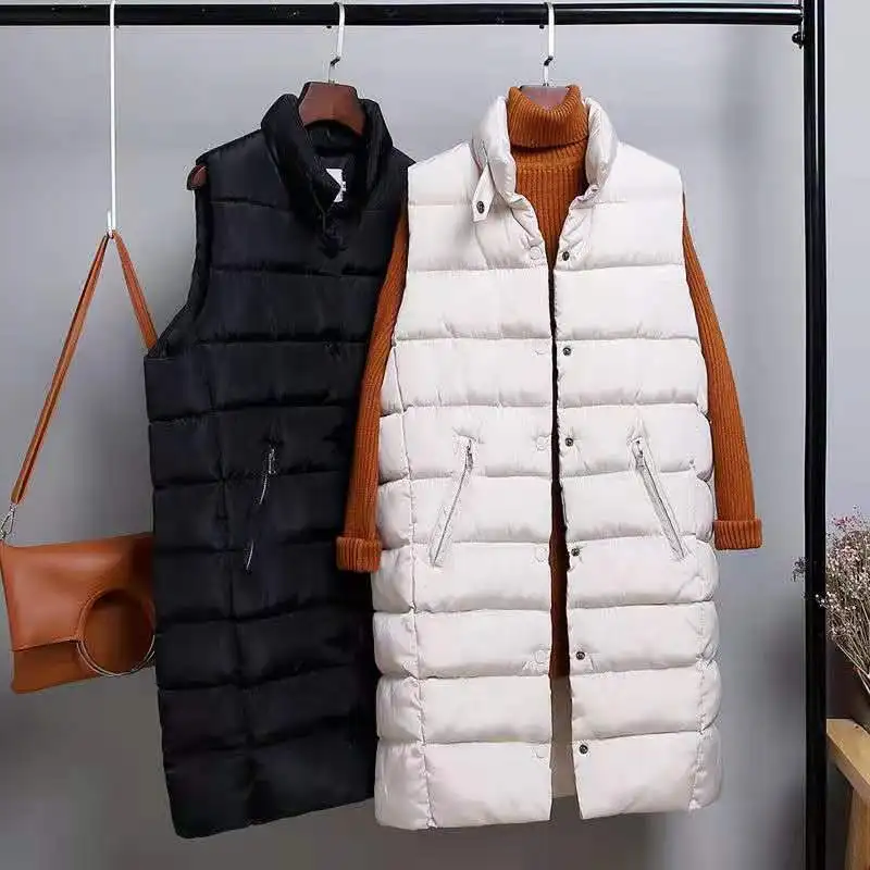 2019 Новый пуховик женский хлопковый жилет Корейская версия майки больших