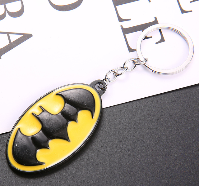 lovers key ring male and female movie superhero role  key chain mobile phone bag pendant gift