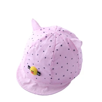 

Summer Baby Hat Newborn Cotton Thin Shade Baby Cap Spring and Autumn