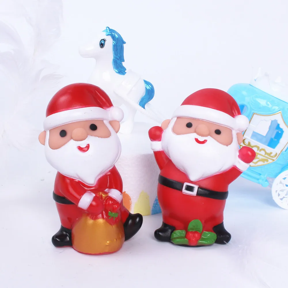 2PCS 2 шт. наполнитель Санта-Клауса для прозрачной/пушистой грязи популярная коробка игрушки для детей Lizun Slime DIY Набор аксессуаров детская глина для моделирования - Цвет: 2PCS