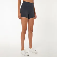 Черные/фиолетовые/зеленые женские шорты для йоги с высокой талией, с карманами, с боковыми, однотонные, для фитнеса, бега, занятий спортом, тренировки, контроль живота, спортзала, занятий спортом