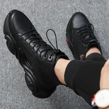 

CS798 Natural 100% Cow Leather Shoes Men snow Boots 2019 Handmade Retro Men Outdoor warm boots zapatos de mujer
