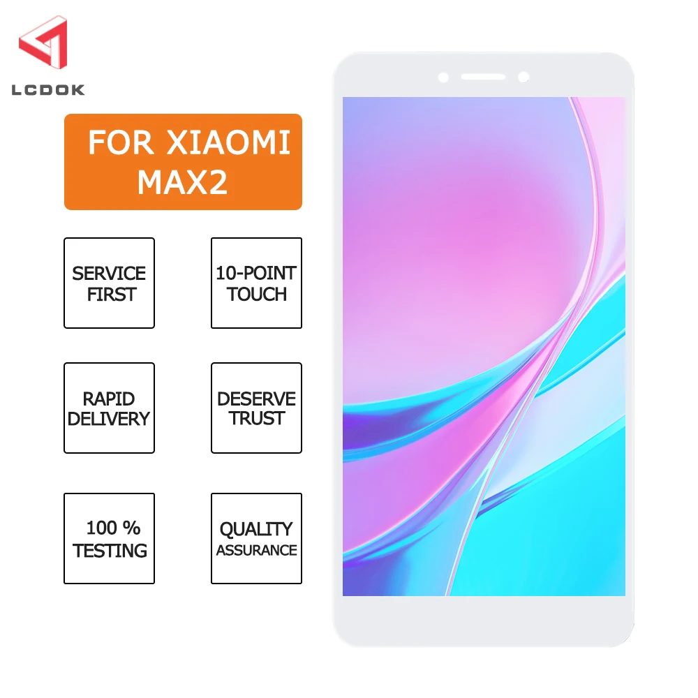 100% тестовый ЖК-дисплей для Xiaomi mi Max 2 кодирующий преобразователь сенсорного