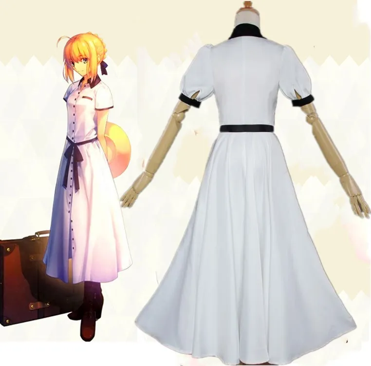 Anime-Fate-stay-night-Saber-Uniform-Cosplay-Costume-Saber-White-dress-Cosplay-Halloween-Women-Party-costume (3)
