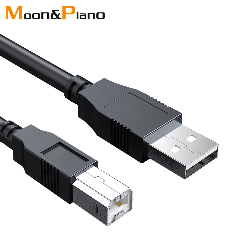 

Scanner Printer Cable USB 2.0 Extension Print Cables Type A Male to Type B Male Sync Data Charging Cord 1.5m 3m 5m 10m
