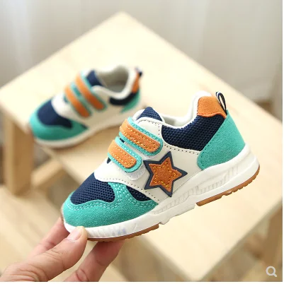 Новая спортивная детская обувь детские туфли для мальчиков Демисезонный сетка с сетчатой тканью дышащая повседневная обувь для девочек; обувь для бега для детей