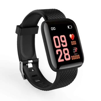 

Smart Watch Fitness Tracker Sport Smart Wristband Sleep Heart Rate Monitor Calories Burned Call Message Reminder for Android iOS