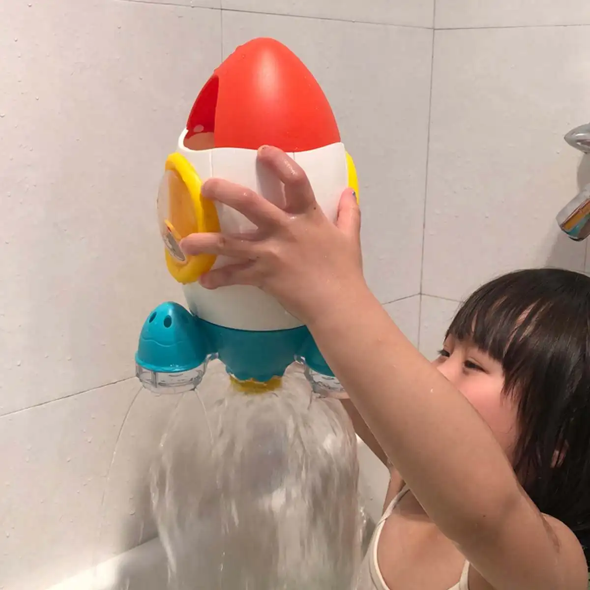 Спрей для воды, душ для купания, Детские Игрушки для ванны, спрей для душа, ракета, забавная игрушка для ванной, Детская ванна, мелодии, игрушки для детей