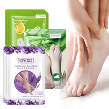 6pcs=3pair Lavender/Aloe Foot Mask Remove Dead Skin Foot Peeling Mask for Legs Exfoliating