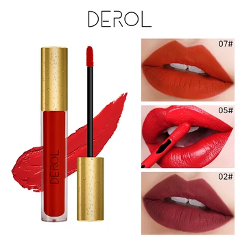 

12pcs/lot hot lip makeup matte lip gloss velvet Liquid lipstick waterproof lips gloss long-lasting Moisturizing lip gloss