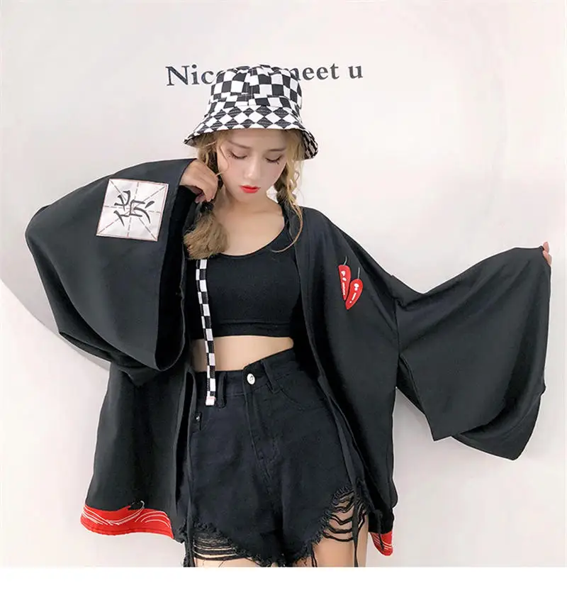 Кимоно в японском стиле от солнца Haori Yukata, рубашка, женский кардиган, шикарный, Kylin, принт, Ретро стиль, традиционный пляжный костюм, летняя мода - Цвет: Style 4
