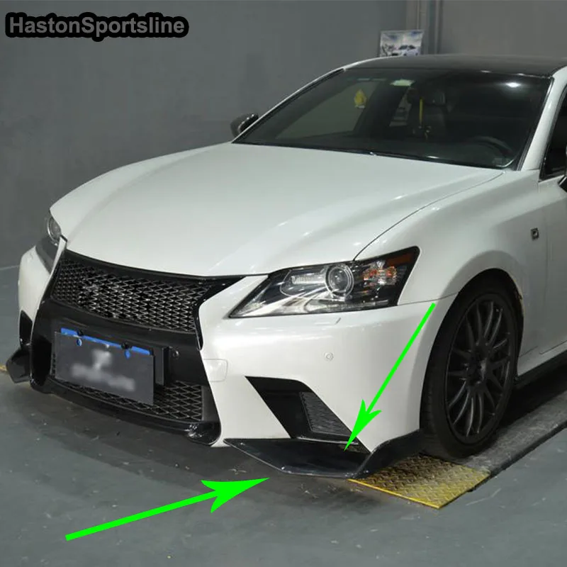 Передний бампер из углеродного волокна передний клапан для Lexus GS F Sport 2012 ~