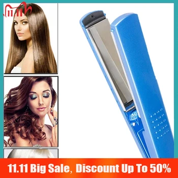 

Hair Straightener and Curler 2 in 1 Professional Flat Iron for Hair Travel Portable Plate Straightener Curling Iron