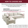 Geometric Sofa Covers for Living Room Elastic Corner Couch Cover L Shaped Chaise Longue Slipcovers Chair Protector 1/2/3/4 Seat 3