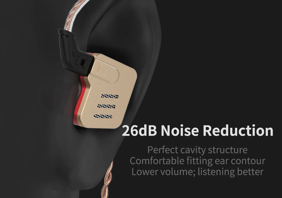 KZ BA10 наушники с сбалансированным арматурным драйвером 5BA HIFI наушники в ухо наушники спортивные наушники с шумоподавлением наушники ZS10 ZST